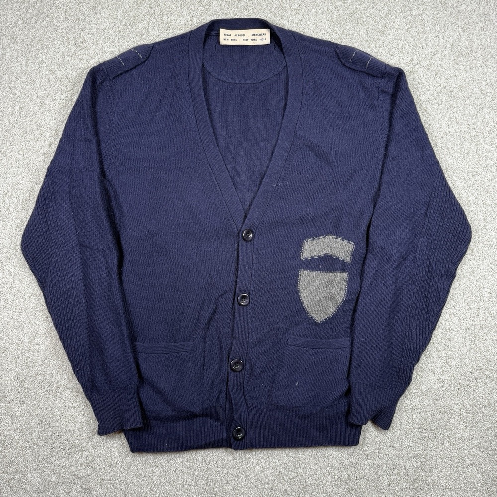 Yigal Azrouel‎ 100% Cashmere Sweater Medium Blue Cardigan
